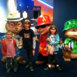 Luka and the Chipmunks in the Cinema...3D of course ;)