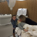 Cyberknife preparations - mom's kiss ;)